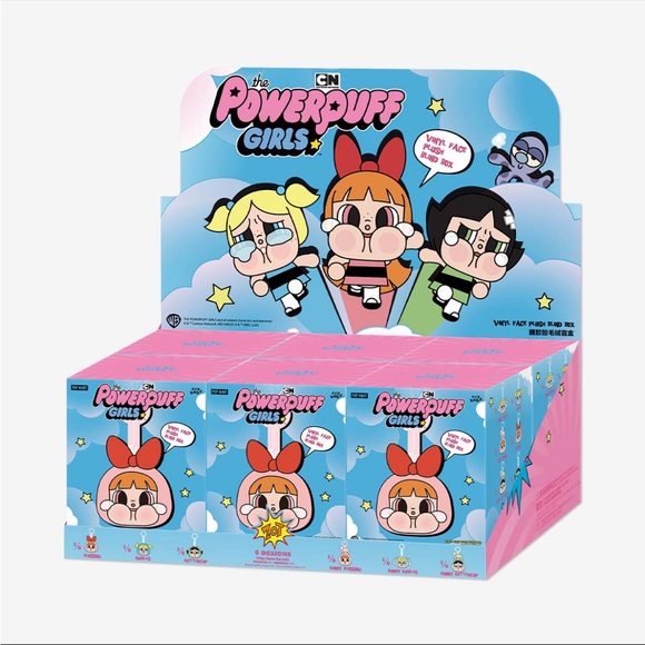 Pop Mart Crybaby Powerpuff Girls Vinyl Face Plush Morbucks (Secret) - Picture 3 of 5